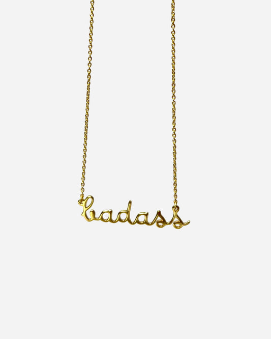 Word necklace - Badass