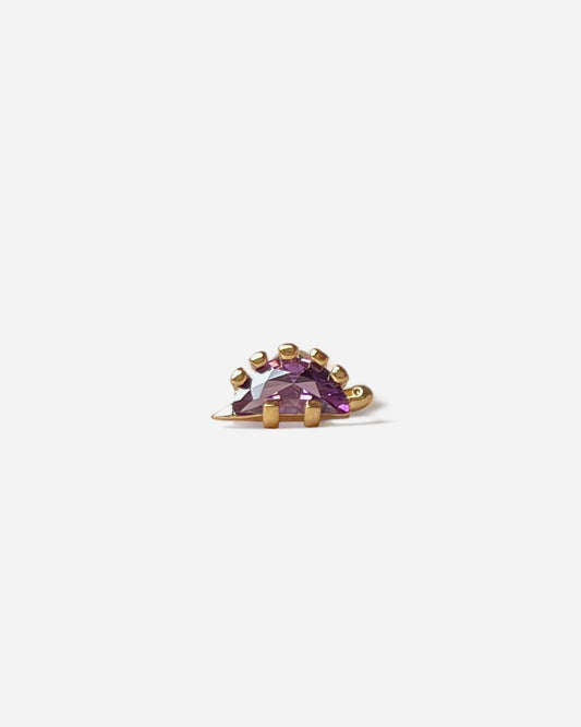 Dino Ear Stud - Purple