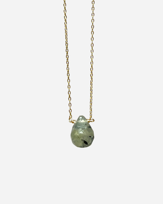 Crystal Necklace - Prehnite