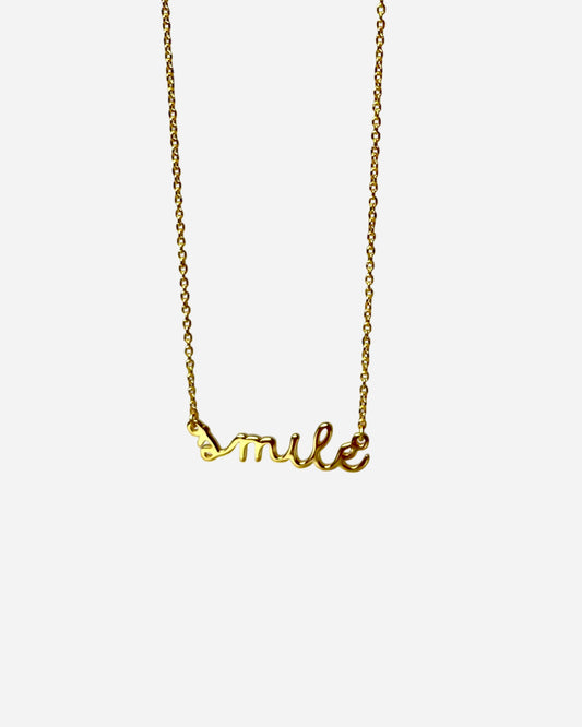 Word Necklace - Smile